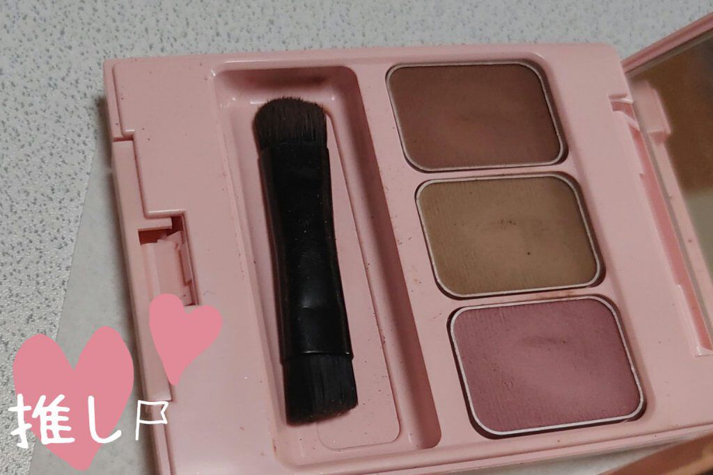  フーミー アイブロウパウダー/WHOMEE/パウダーアイブロウを使ったクチコミ（3枚目）