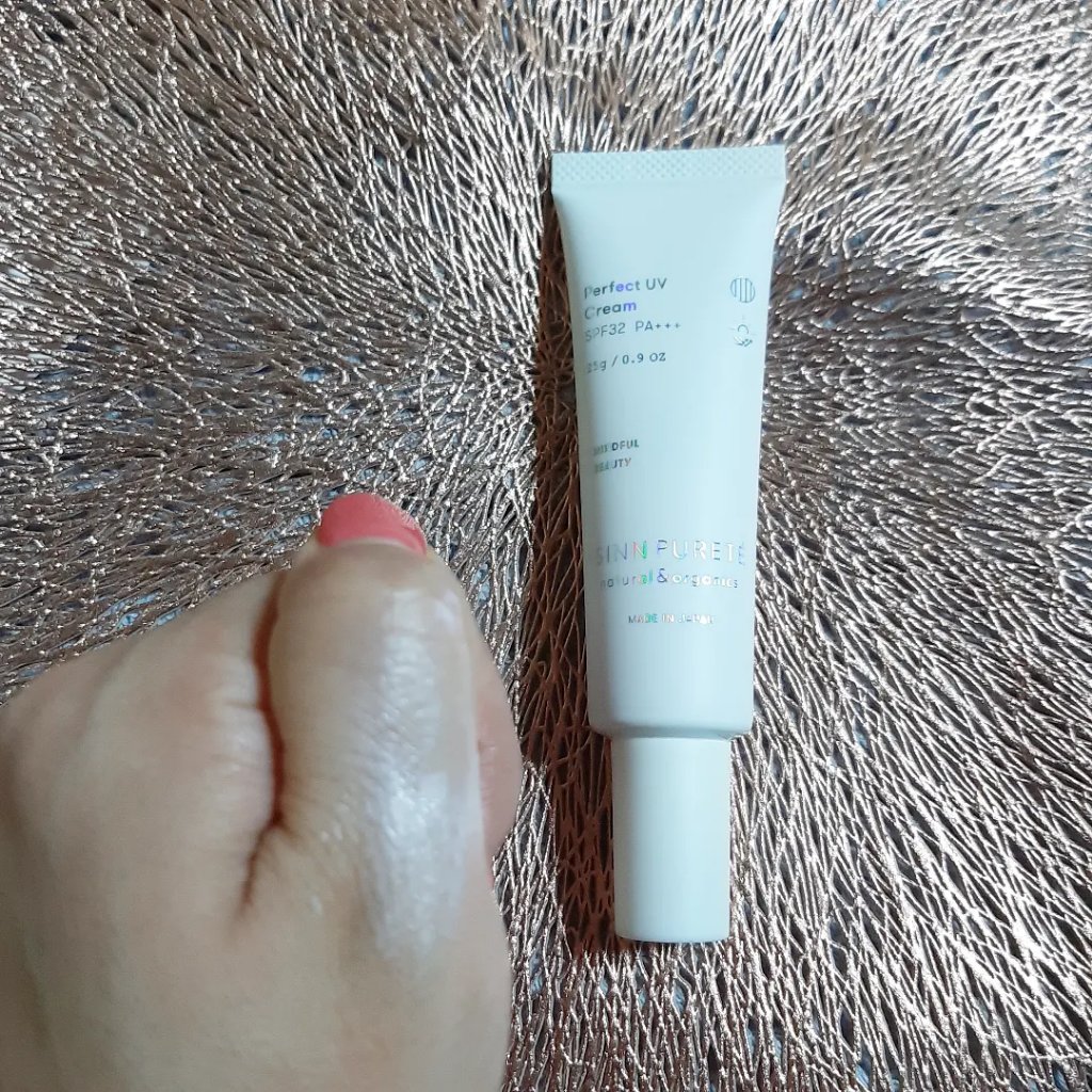 パーフェクト UVクリーム a/SINN PURETÉ/日焼け止め・UVケアを使ったクチコミ（3枚目）