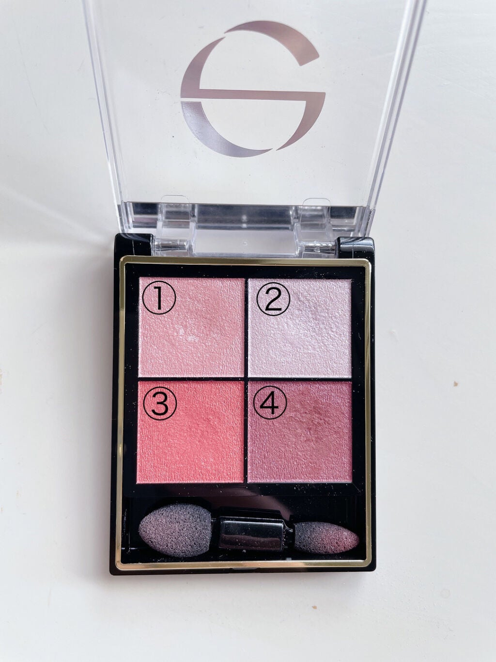 リアルクローズシャドウ/excel/アイシャドウパレットを使ったクチコミ(2枚目)