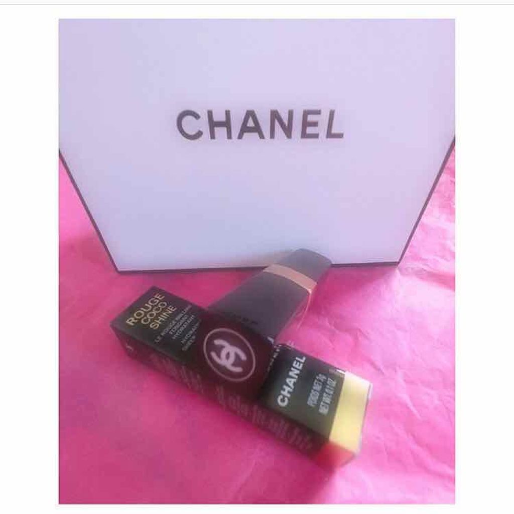 ルージュ ココ シャイン/CHANEL/口紅を使ったクチコミ(1枚目)