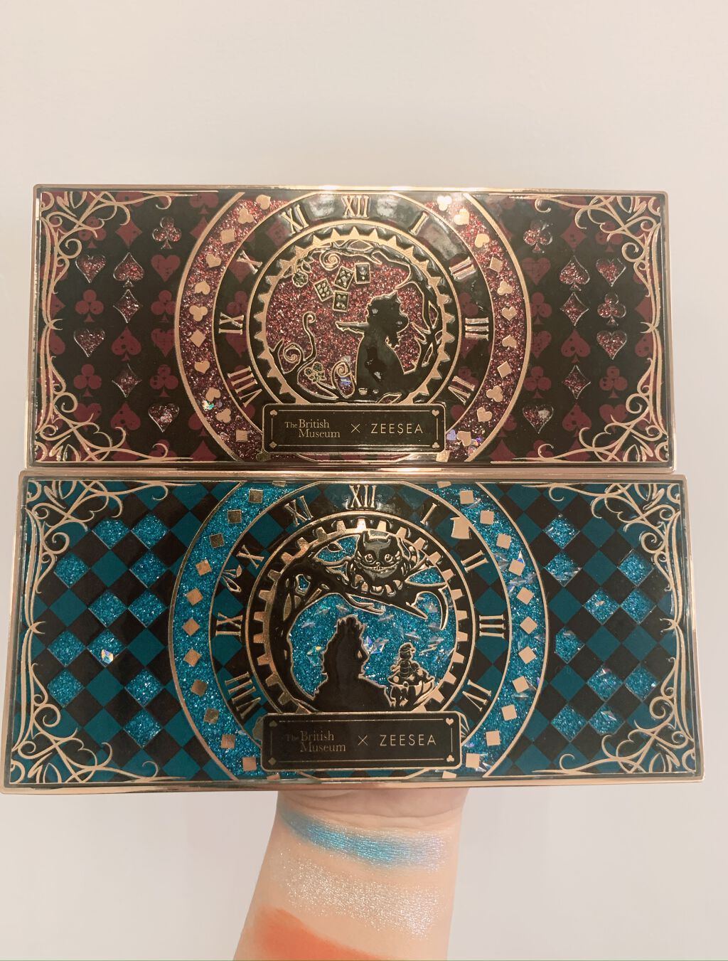 アリスドリームランドシリーズ 12色アイシャドウパレット（ZEESEA×大英博物館）/ZEESEA/アイシャドウパレットを使ったクチコミ（3枚目）