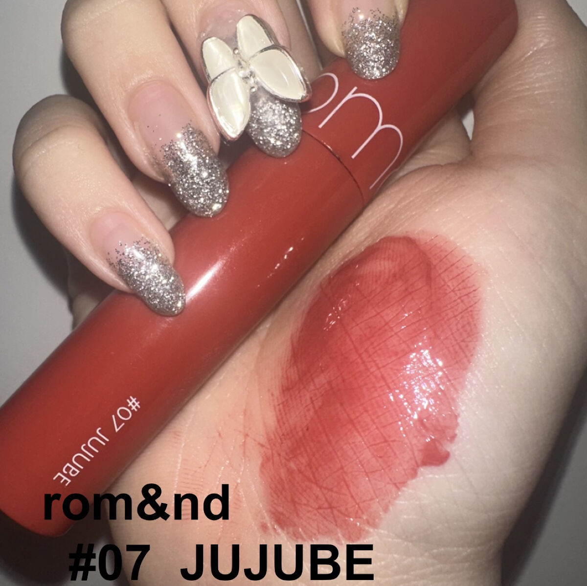 ジューシーラスティングティント/rom&nd/リップティントを使ったクチコミ（1枚目）