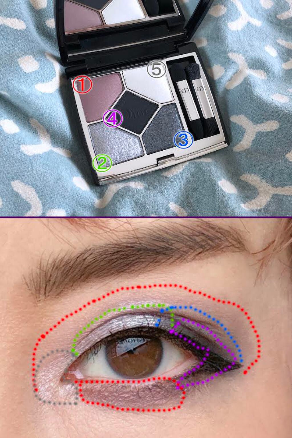 【旧】サンク クルール クチュール/Dior/アイシャドウパレットを使ったクチコミ(5枚目)