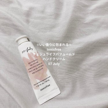 チェジュライフ パフュームド ハンドクリーム N ピンクコーラル（July）/innisfree/ハンドクリームを使ったクチコミ（1枚目）