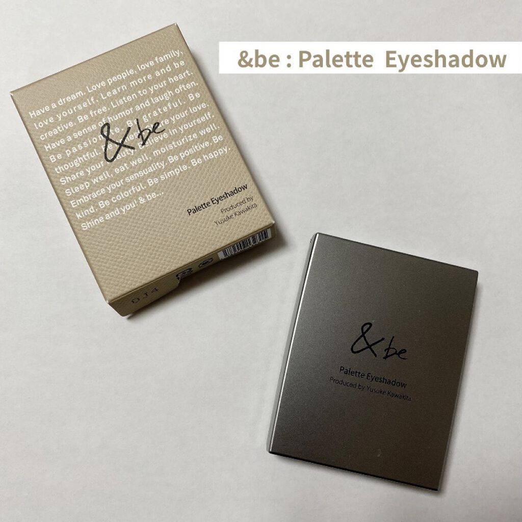 パレットアイシャドウ/＆be/アイシャドウパレットを使ったクチコミ（1枚目）