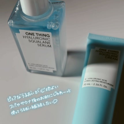 ヒアルロニックスクワランセラム/ONE THING/美容液を使ったクチコミ(5枚目)