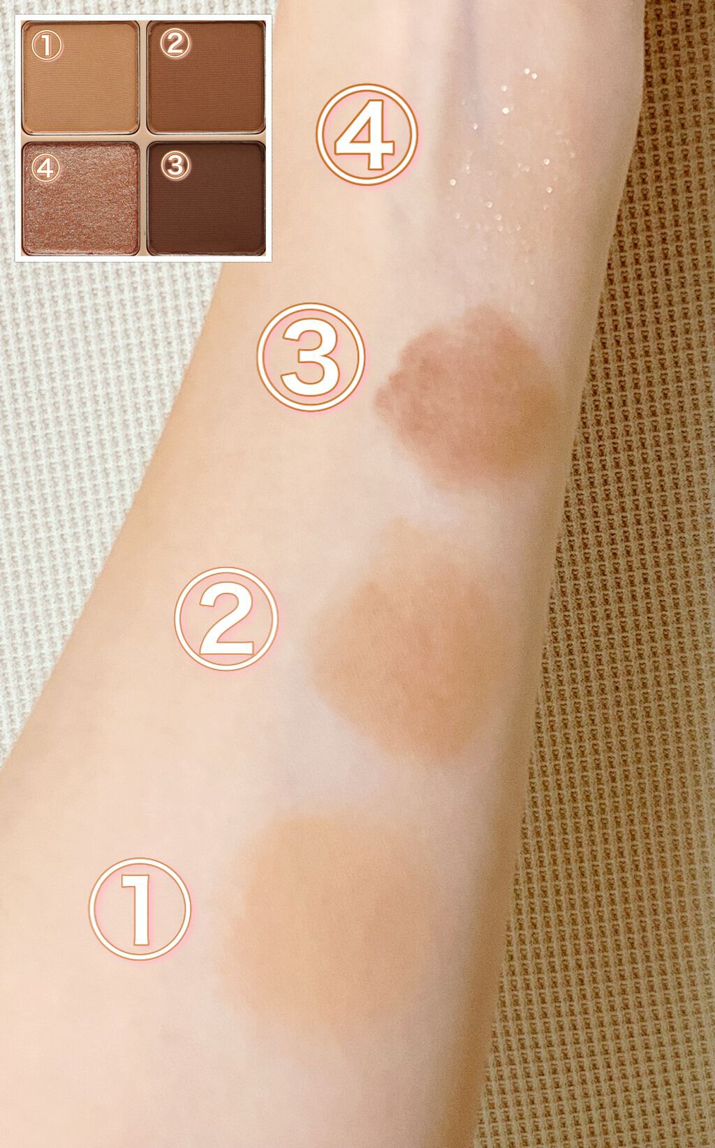 ベターザンアイズ/rom&nd/アイシャドウパレットを使ったクチコミ(2枚目)