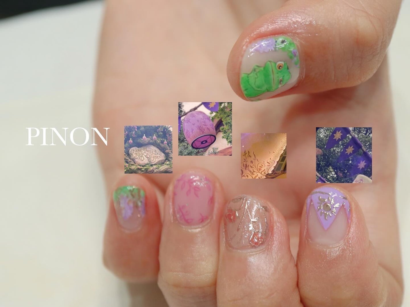 shino on LIPS 「fantasySPRiNGSモチーフ今月ディズニー行くってお客..」(2枚目)