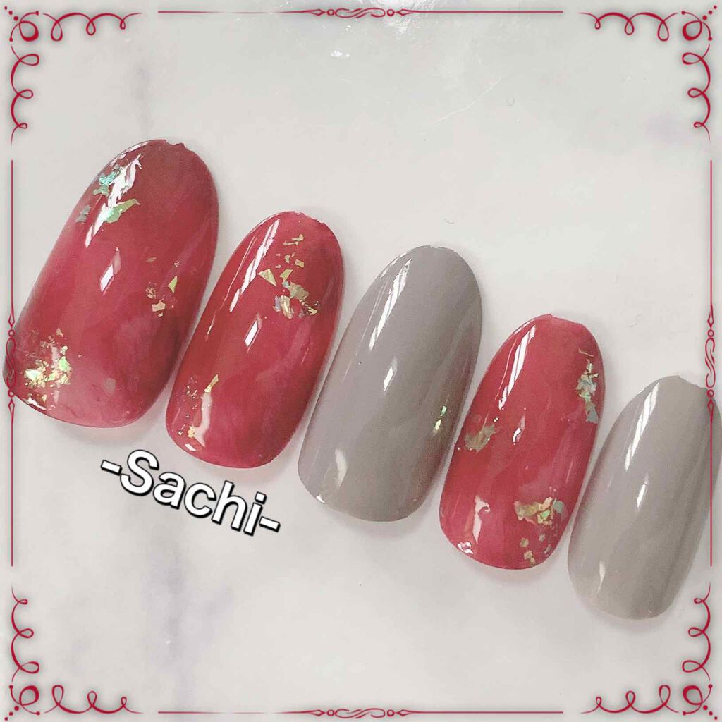 オーロラフレーク/プリジェル/ネイルチップ・パーツを使ったクチコミ（2枚目）