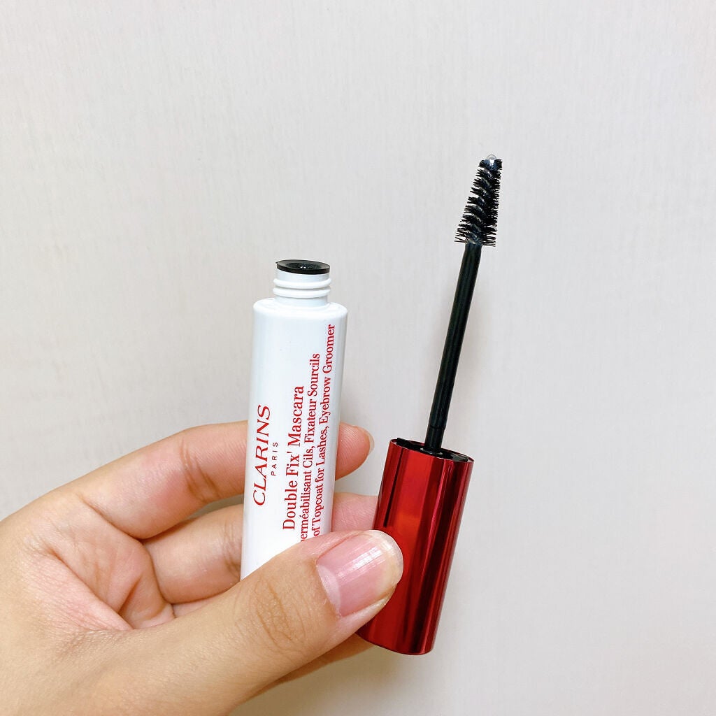 ダブルフィックス マスカラ/CLARINS/マスカラトップコートを使ったクチコミ(1枚目)
