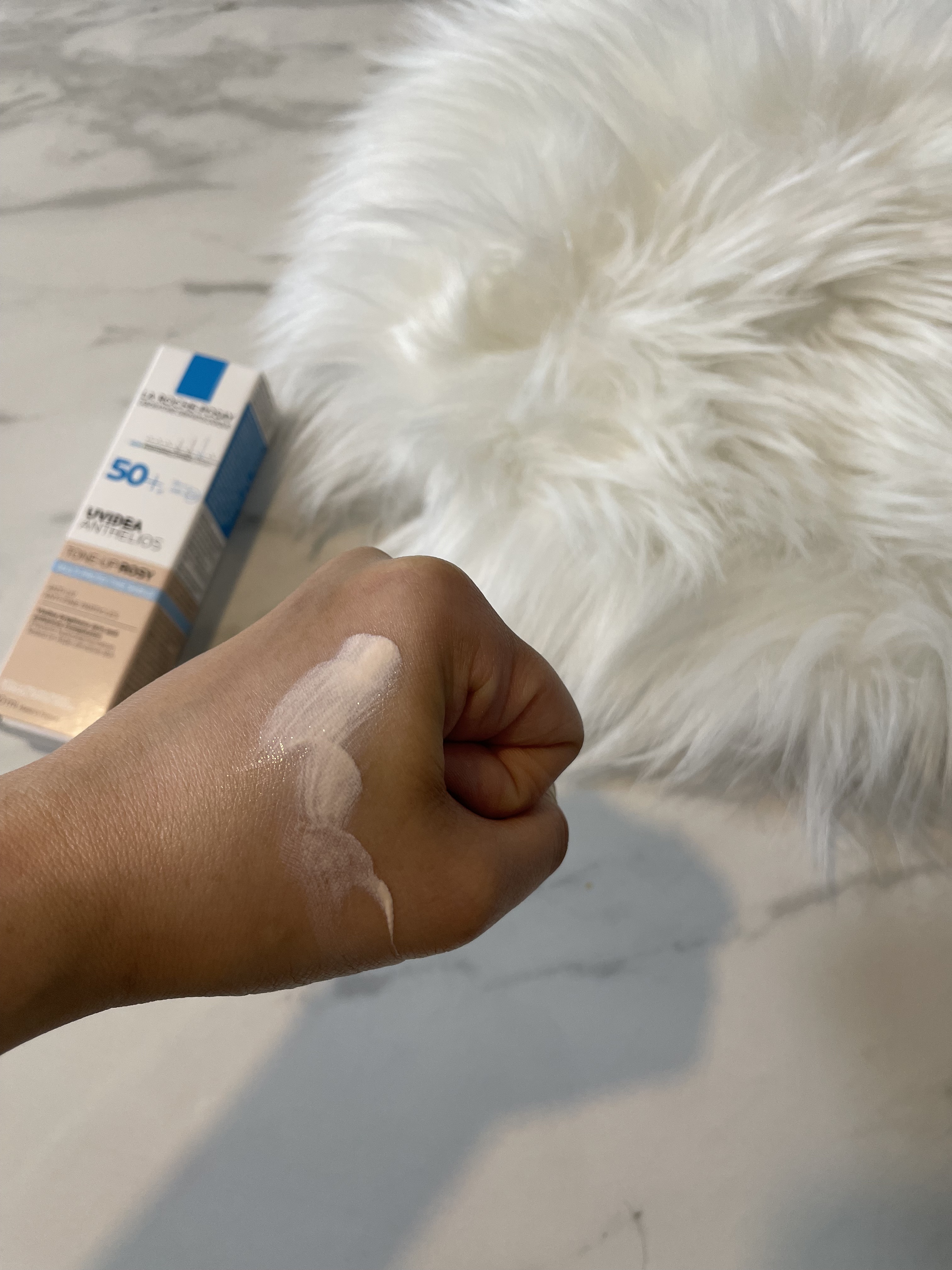 UVイデア XL プロテクショントーンアップ ローズ/ラ ロッシュ ポゼ/日焼け止めクリームを使ったクチコミ（2枚目）