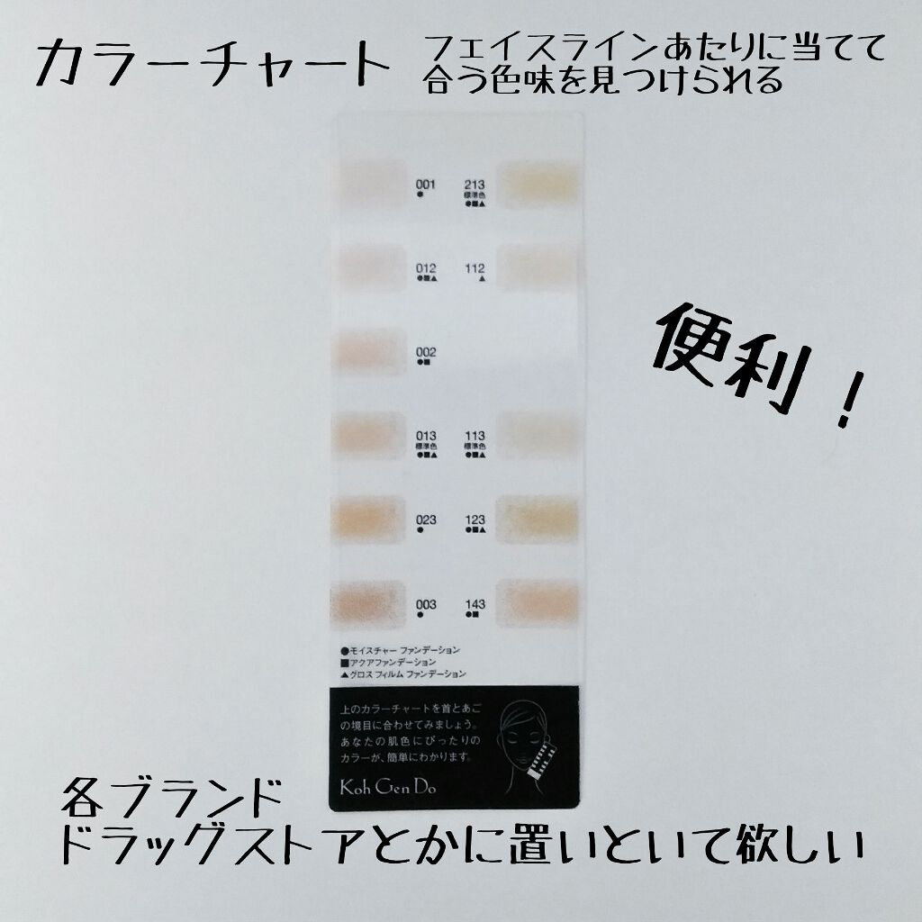 アクアファンデーション お試しセット/Koh Gen Do/トライアルキットを使ったクチコミ(2枚目)