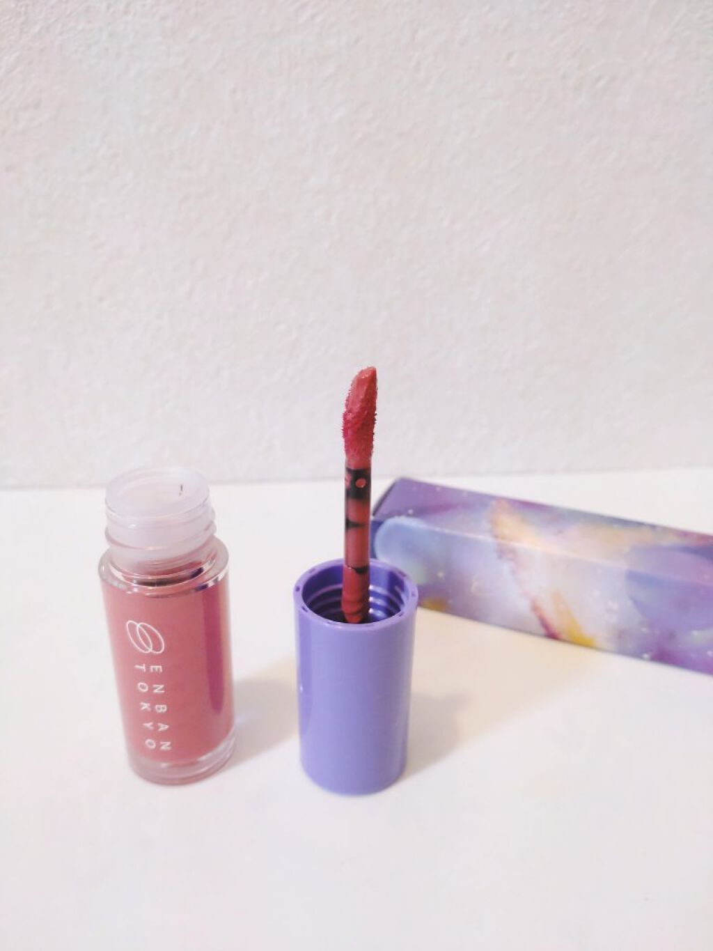 オーバーナイトリップティント 01 MOKOMOKO/ENBAN TOKYO/口紅を使ったクチコミ（1枚目）