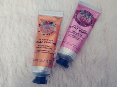 ハンドクリーム バニラパンプキン/THE BODY SHOP/ハンドクリームを使ったクチコミ（1枚目）