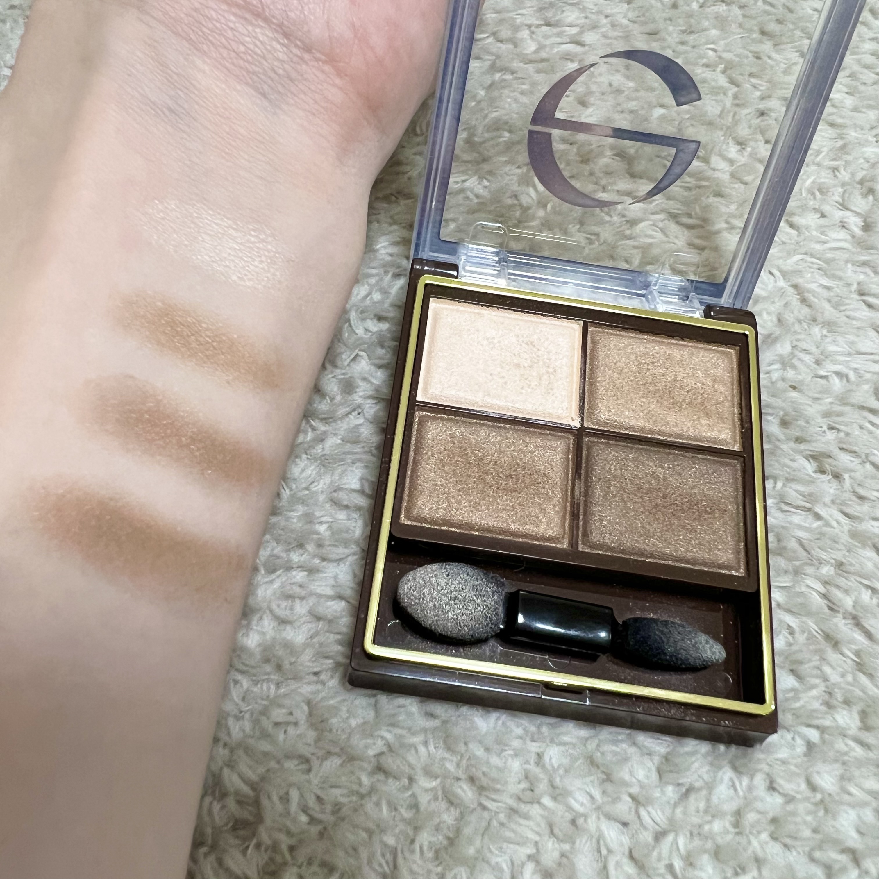 スキニーリッチシャドウ/excel/アイシャドウパレットを使ったクチコミ（2枚目）