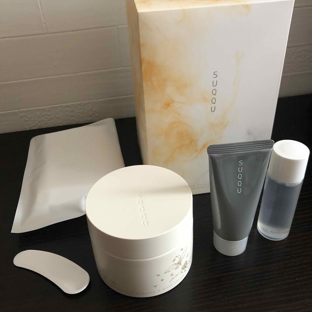 マスキュレイト マッサージ&マスク クリーム 木犀花香 キット/SUQQU/スキンケアキットを使ったクチコミ(1枚目)