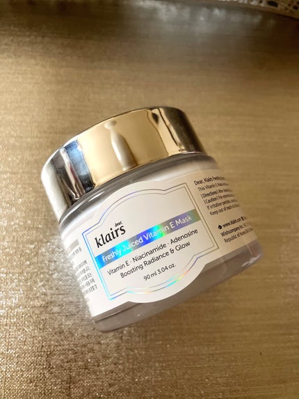 フレッシュリージュースドビタミンEマスク(90g)/Klairs/フェイスクリームを使ったクチコミ(2枚目)