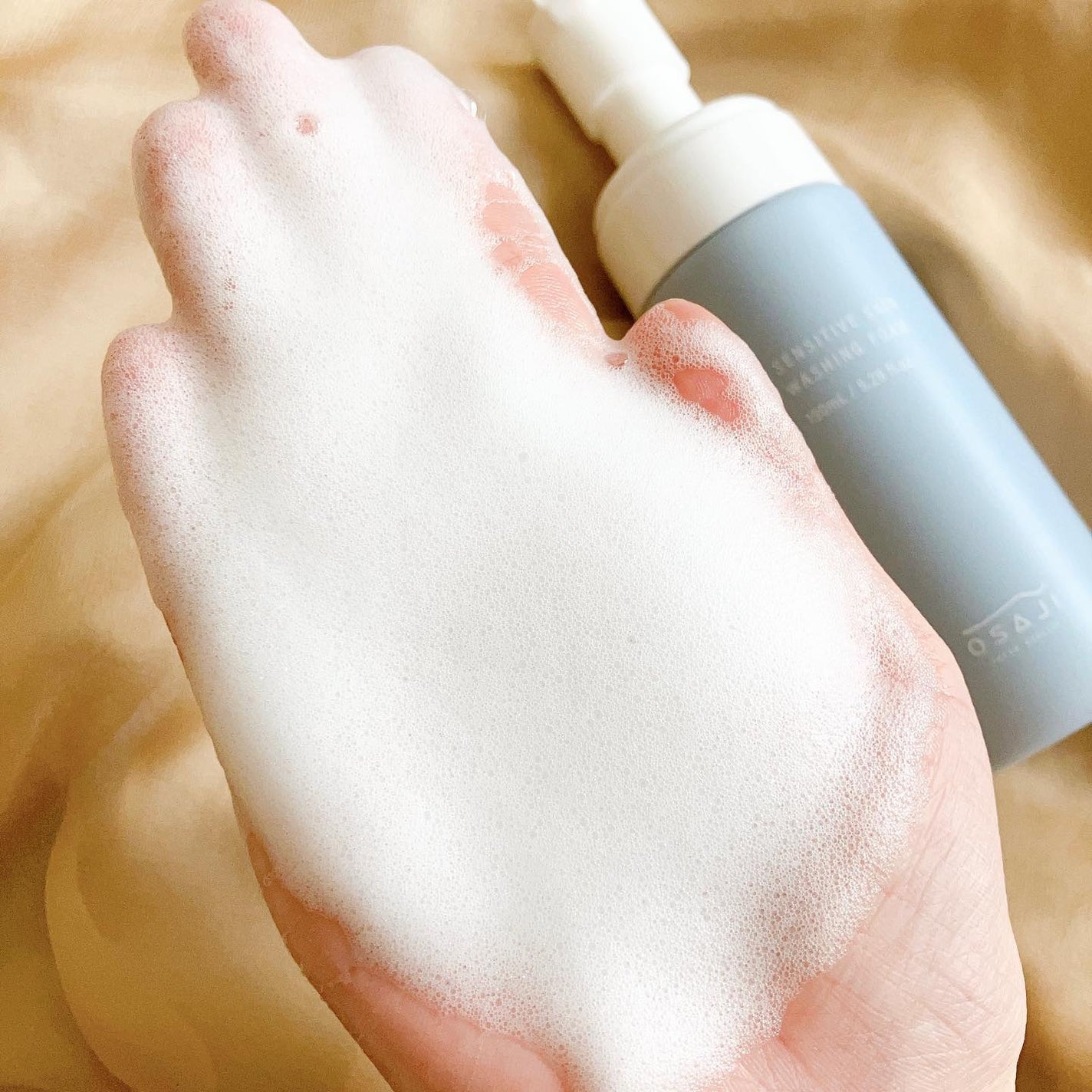 センシティブ スキン ウォッシングフォーム/OSAJI/泡洗顔を使ったクチコミ(7枚目)