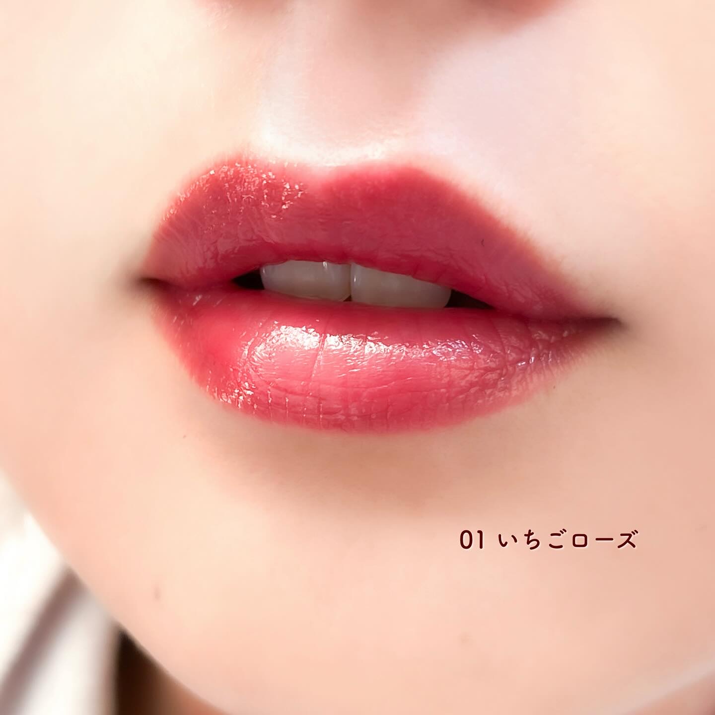 カラーラスティンググロウスティック やきもちレッド/ETUDE/口紅を使ったクチコミ（3枚目）