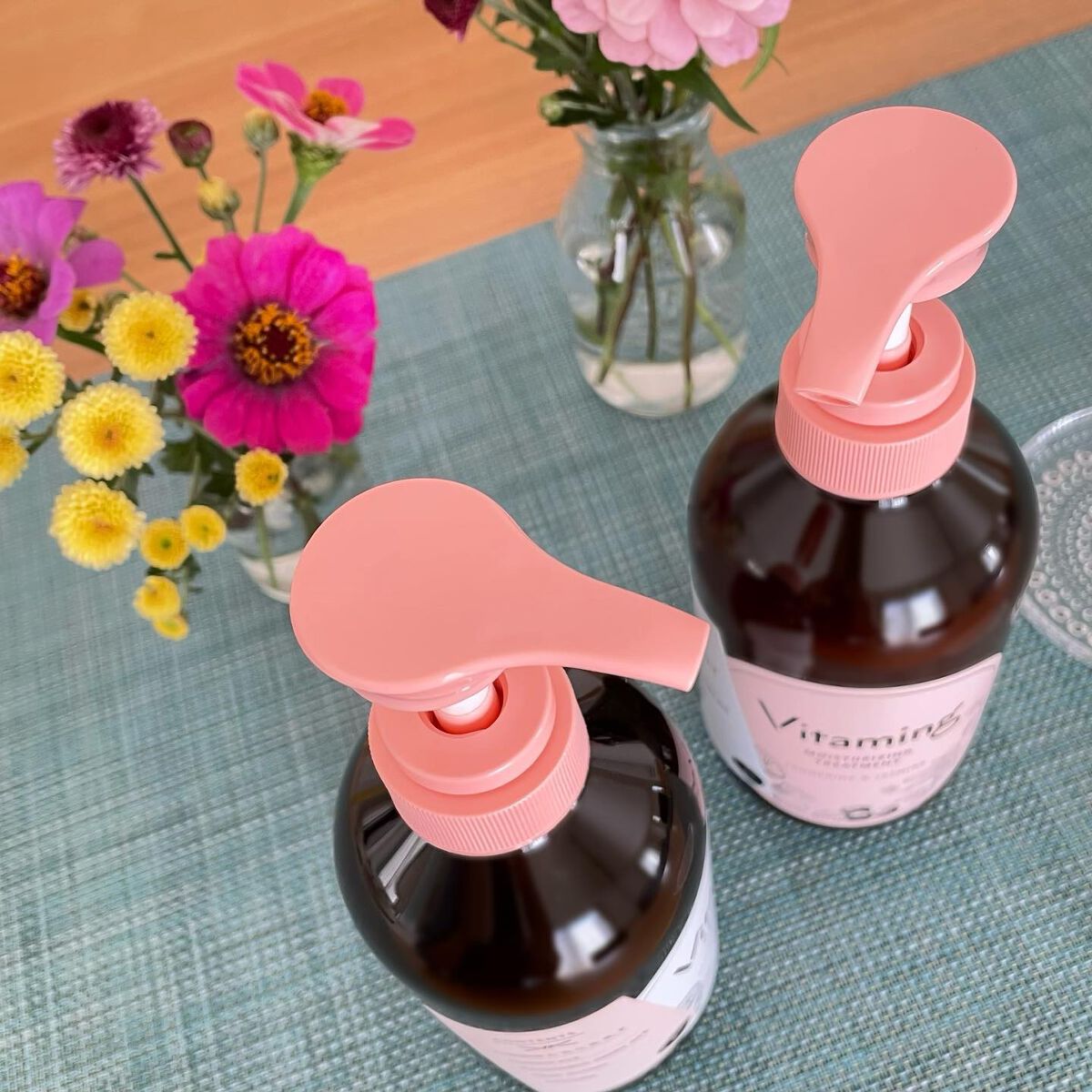 モイストシャンプー/トリートメント(タンジェリン&ジャスミンの香り)/Vitaming/市販シャンプーを使ったクチコミ(3枚目)