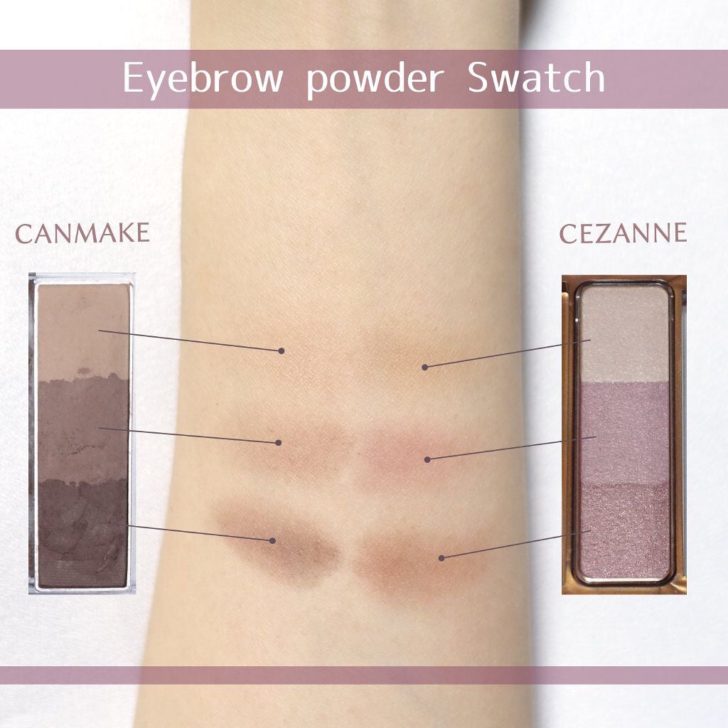 ノーズ&アイブロウパウダー/CEZANNE/パウダーアイブロウを使ったクチコミ(2枚目)