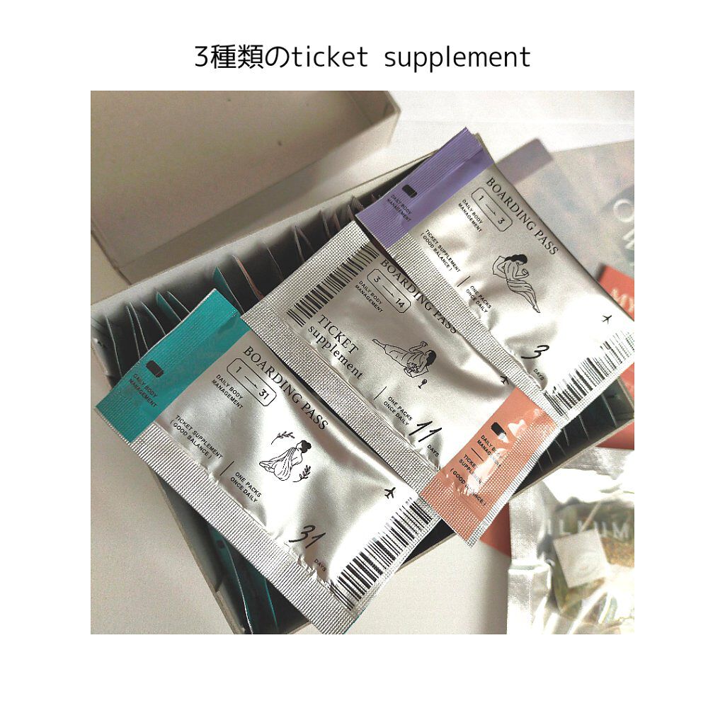 チケットサプリ/ILLUMINATE/健康サプリメントを使ったクチコミ（2枚目）