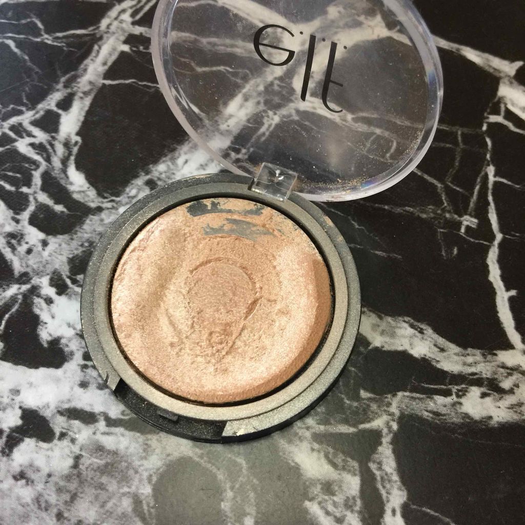ベイクドハイライター/e.l.f. Cosmetics/パウダーハイライトを使ったクチコミ(3枚目)