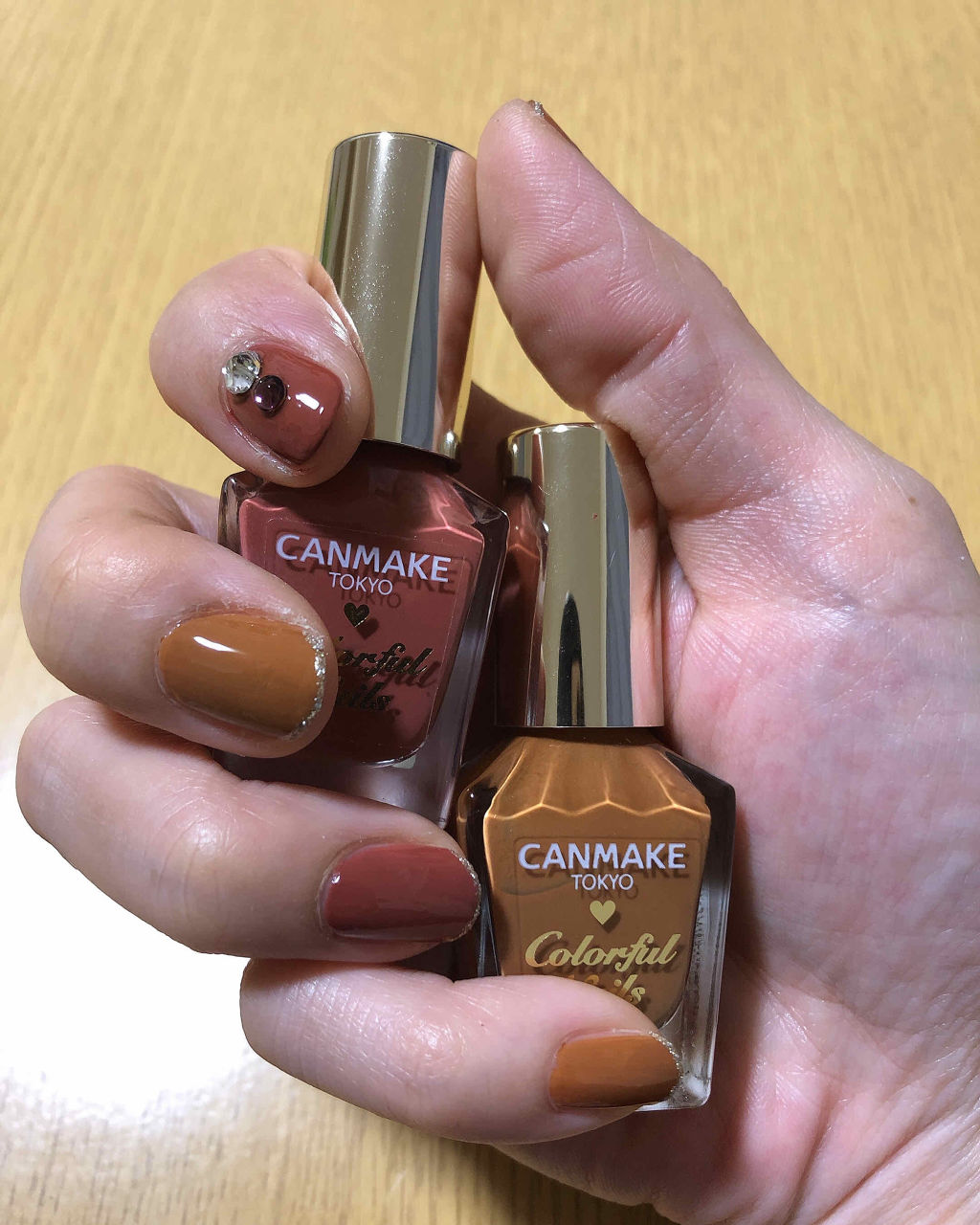 カラフルネイルズ/キャンメイク/マニキュアを使ったクチコミ（1枚目）