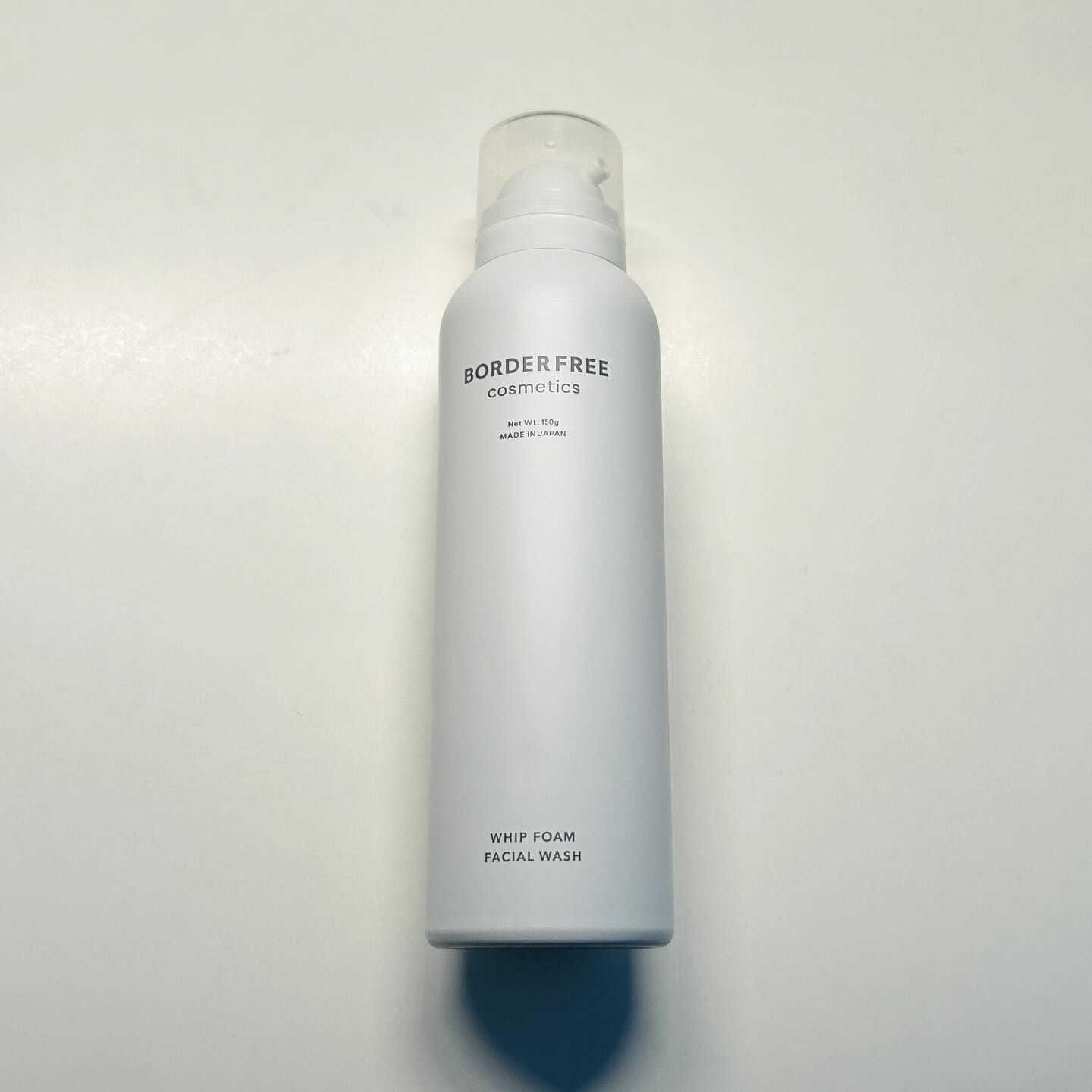 ホイップフォームフェイシャルウォッシュ/BORDER FREE cosmetics/洗顔フォームを使ったクチコミ（1枚目）