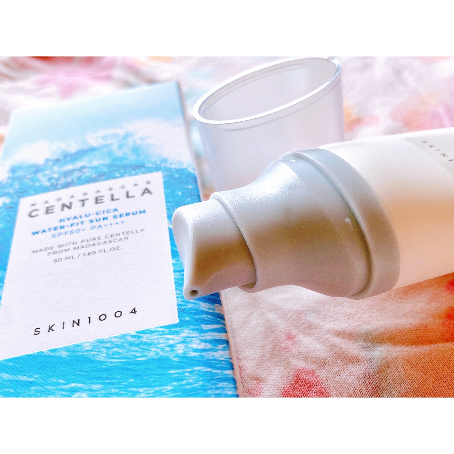 ヒアルーシカ ウォーターフィット サンセラム/SKIN1004/日焼け止めローションを使ったクチコミ（2枚目）