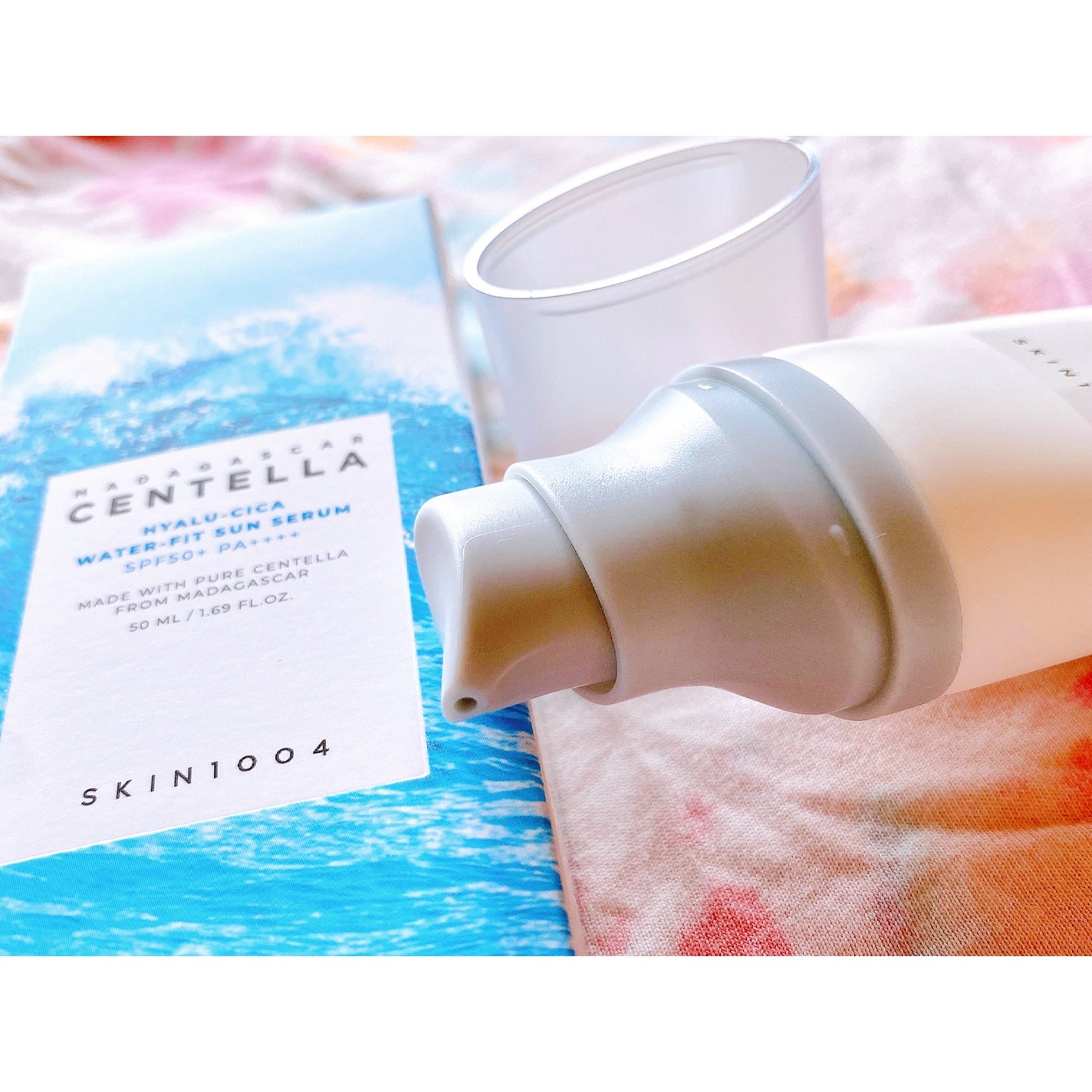 ヒアルーシカ ウォーターフィット サンセラム/SKIN1004/日焼け止めローションを使ったクチコミ(2枚目)