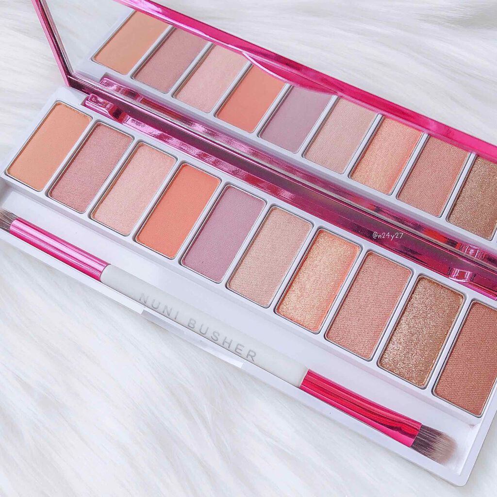 メルティングアイパレット ジャスト10ミニッツ/NUNI BUSHER/アイシャドウパレットを使ったクチコミ（2枚目）