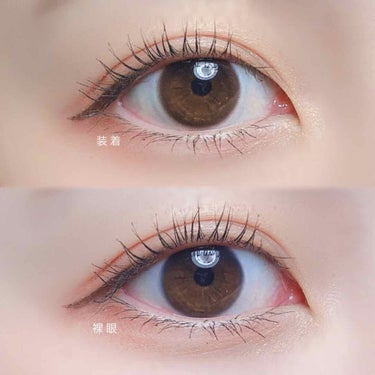 EyeTeen Choco Brown(アイティーンチョコブラウン)/OLENS/カラーコンタクトレンズを使ったクチコミ（3枚目）