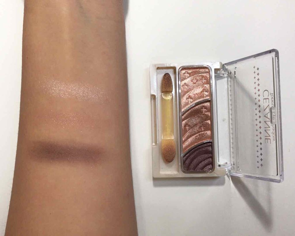 トーンアップアイシャドウ/CEZANNE/アイシャドウパレットを使ったクチコミ(2枚目)