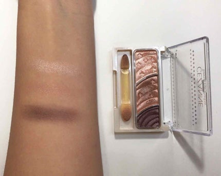 トーンアップアイシャドウ/CEZANNE/アイシャドウパレットを使ったクチコミ(2枚目)