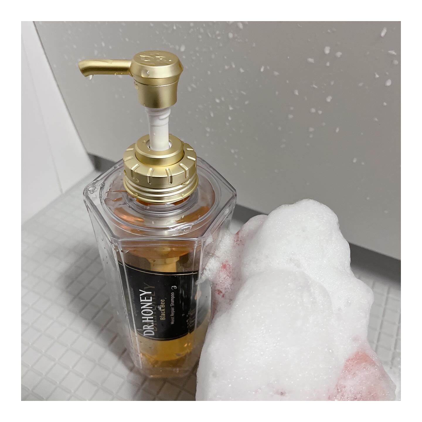 DRハニー ブラックビー モイスト リペア シャンプー/ヘアトリートメント/DR.HONEY/市販シャンプーを使ったクチコミ（3枚目）