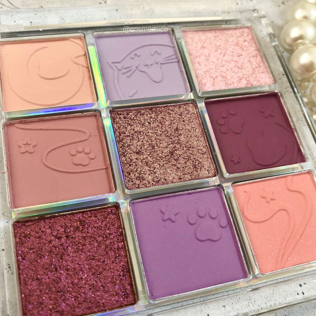 クォーツ 9色アイシャドウパレット(ドリームランドアイシャドウ)/ZEESEA/アイシャドウパレットを使ったクチコミ(2枚目)