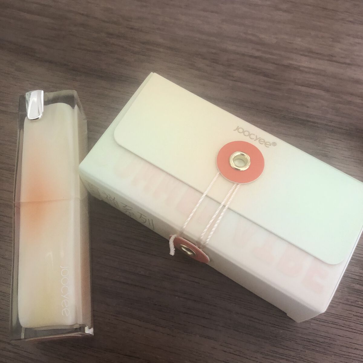 夏禅シリーズ 水光シアーリップスティック #507コールド桂皮茶/Joocyee/口紅を使ったクチコミ（2枚目）