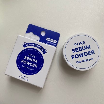 ポアセバムパウダー/One-day's you/ルースパウダーを使ったクチコミ(1枚目)