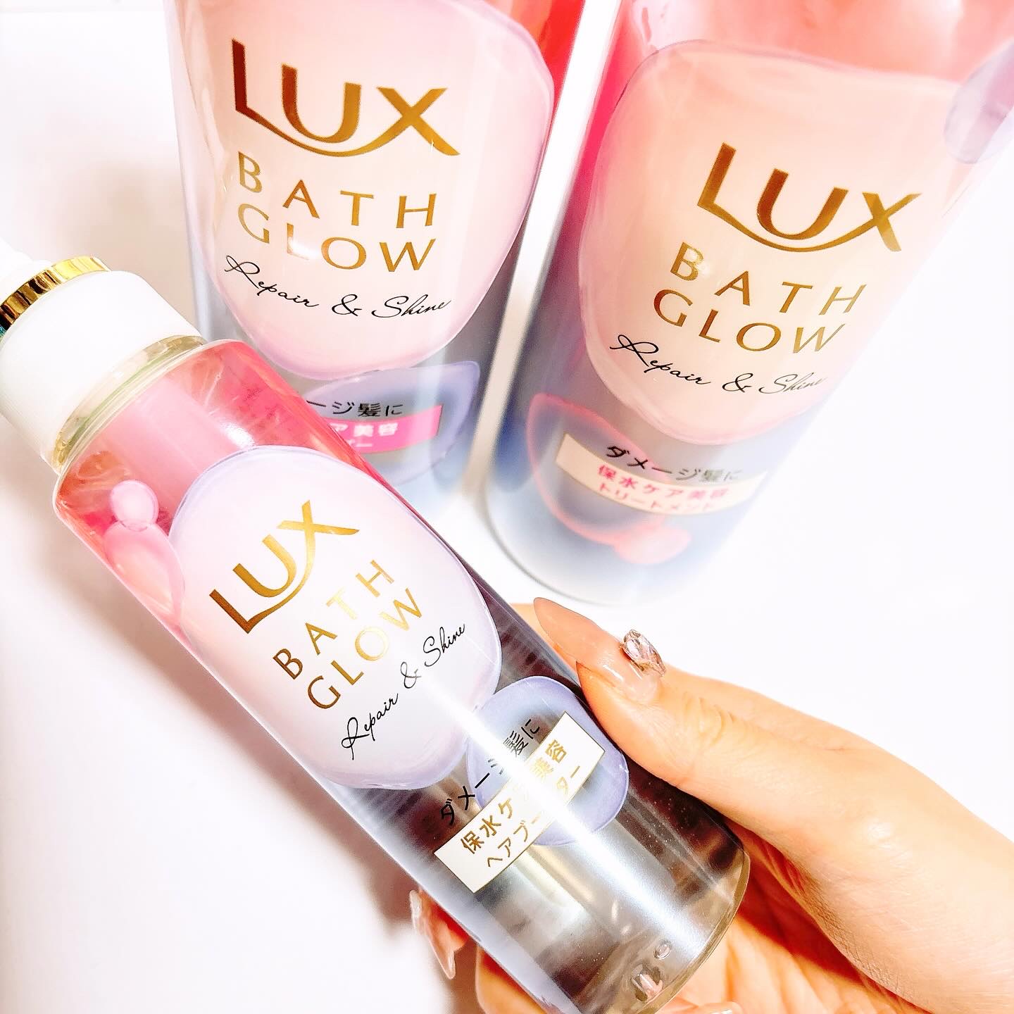 バスグロウ リペア&シャイン シャンプー / トリートメント/LUX/市販シャンプーを使ったクチコミ（2枚目）