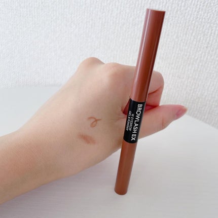 ブロウラッシュEX ウォーターストロング Wアイブロウ (ジェルペンシル&パウダー)/ブロウラッシュ/パウダーアイブロウを使ったクチコミ(3枚目)