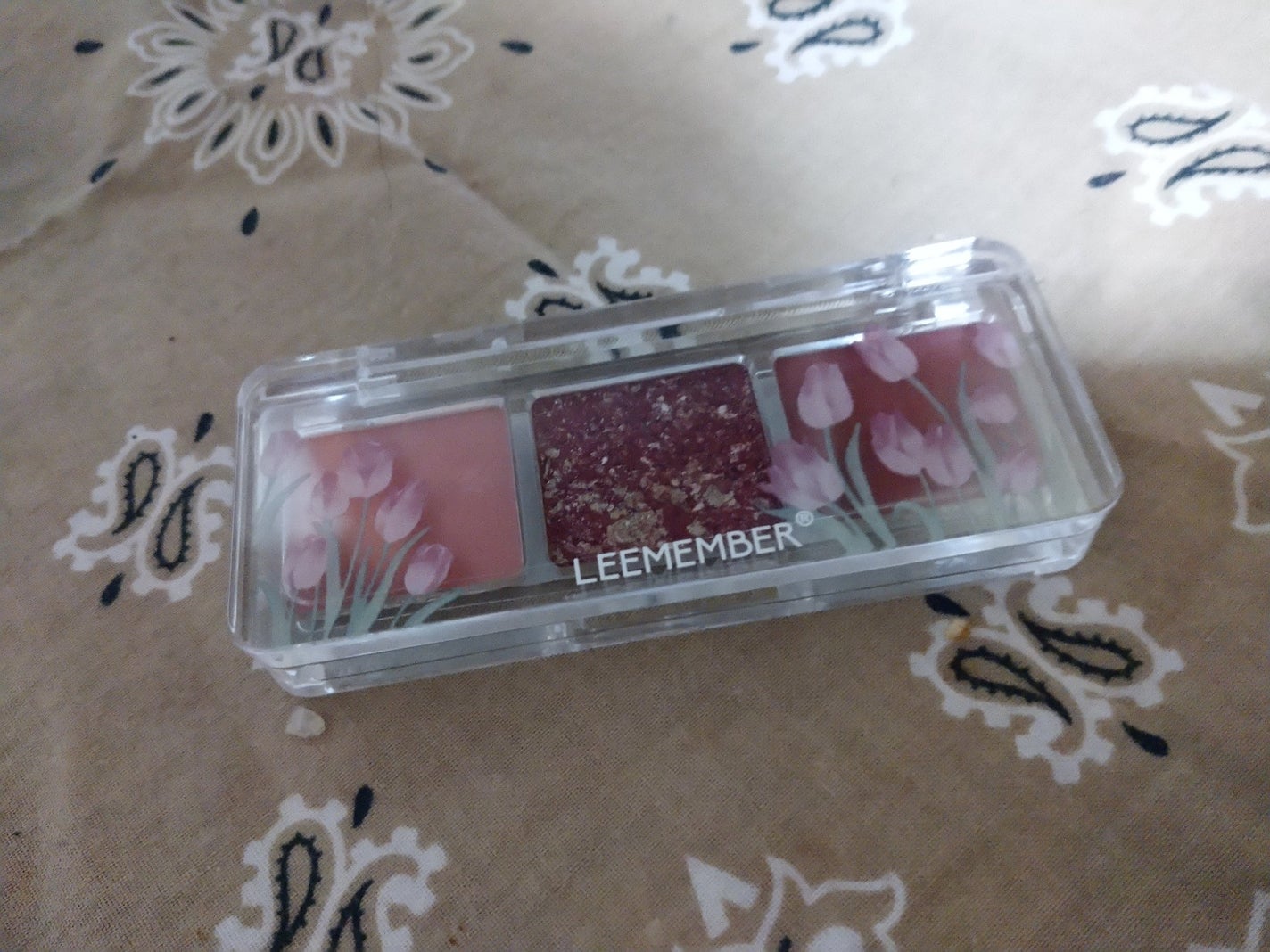 3色マロンアイシャドウパレット/LEEMEMBER/アイシャドウパレットを使ったクチコミ(1枚目)