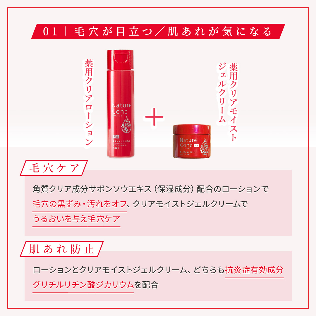 ネイチャーコンク 薬用クリアローション/ネイチャーコンク/拭き取り化粧水を使ったクチコミ（2枚目）