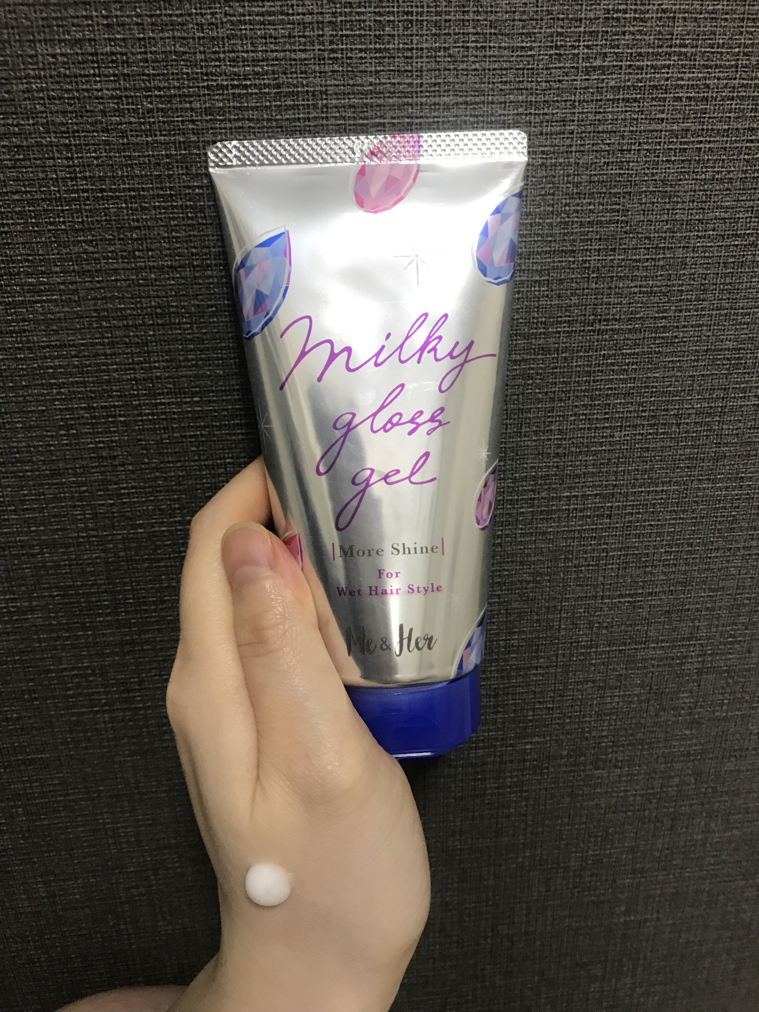 ミルキィグロスジェル モアシャイン/Me&Her/ヘアジェルを使ったクチコミ（2枚目）