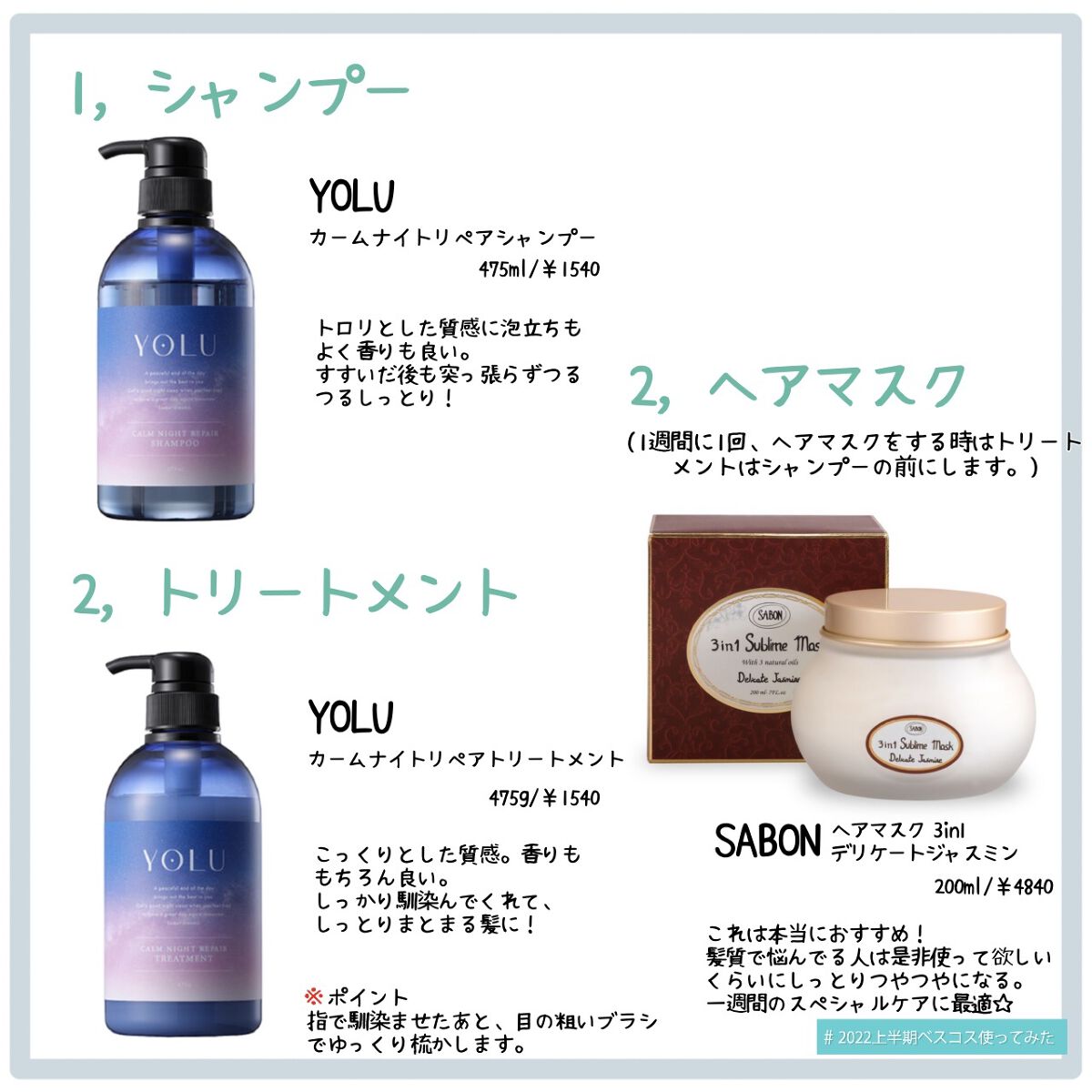 ヘアマスク 3in1/SABON/ヘアマスク・ヘアパックを使ったクチコミ（3枚目）