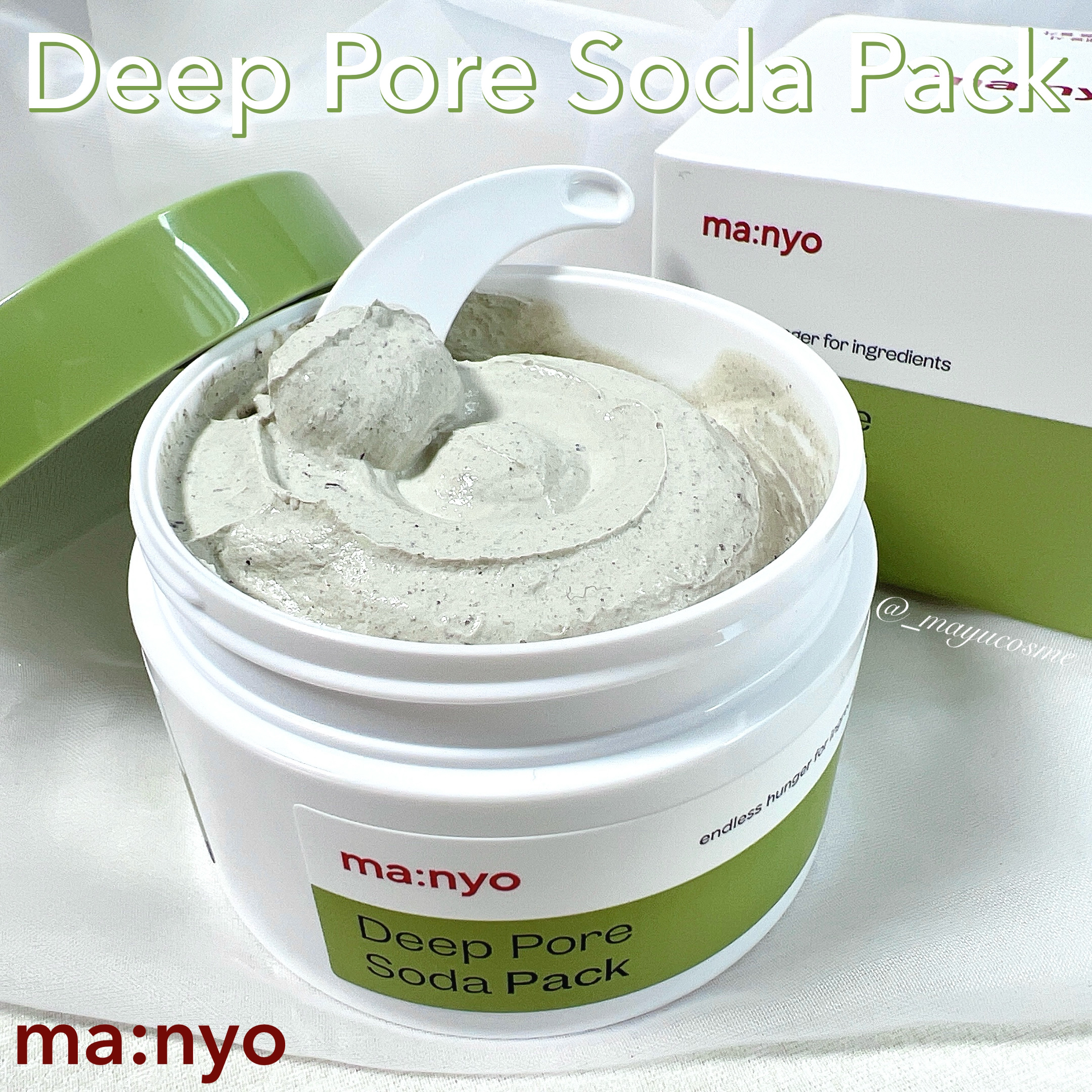 ディープポアソーダパック/manyo/洗い流すパック・マスクを使ったクチコミ（1枚目）