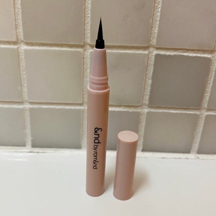 メロウドローアイライナー/&nd by rom&nd/リキッドアイライナーを使ったクチコミ(1枚目)