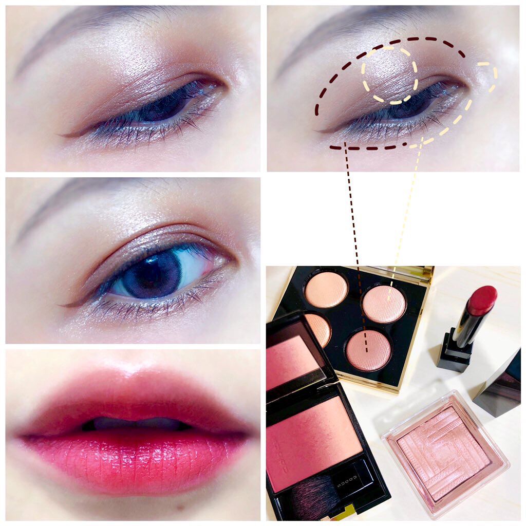 ピンク グロウ リュクス アイシャドウ パレット/BOBBI BROWN/アイシャドウパレットを使ったクチコミ（1枚目）