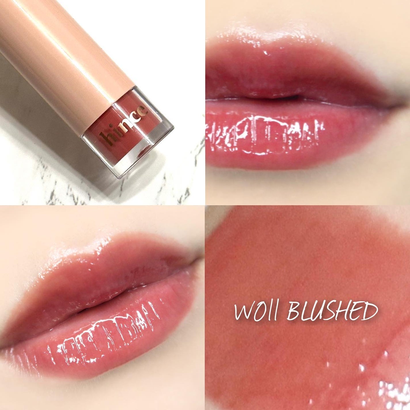 ムードインハンサーウォーターリキッドグロウ/hince/口紅を使ったクチコミ(4枚目)