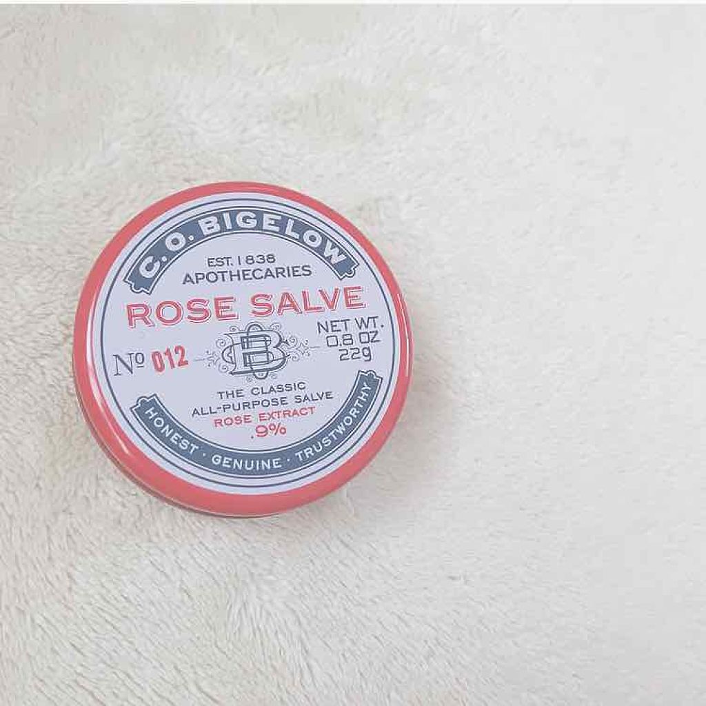 ローズサーブ リップバーム　/C.O. BIGELOW/リップバームを使ったクチコミ（1枚目）